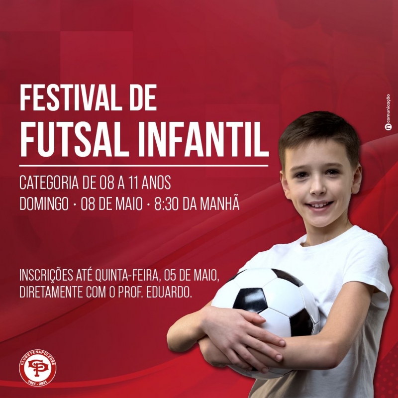 Noticia domingo-tem-festival-de-futsal-infantil-categoria-08-a-11-anos